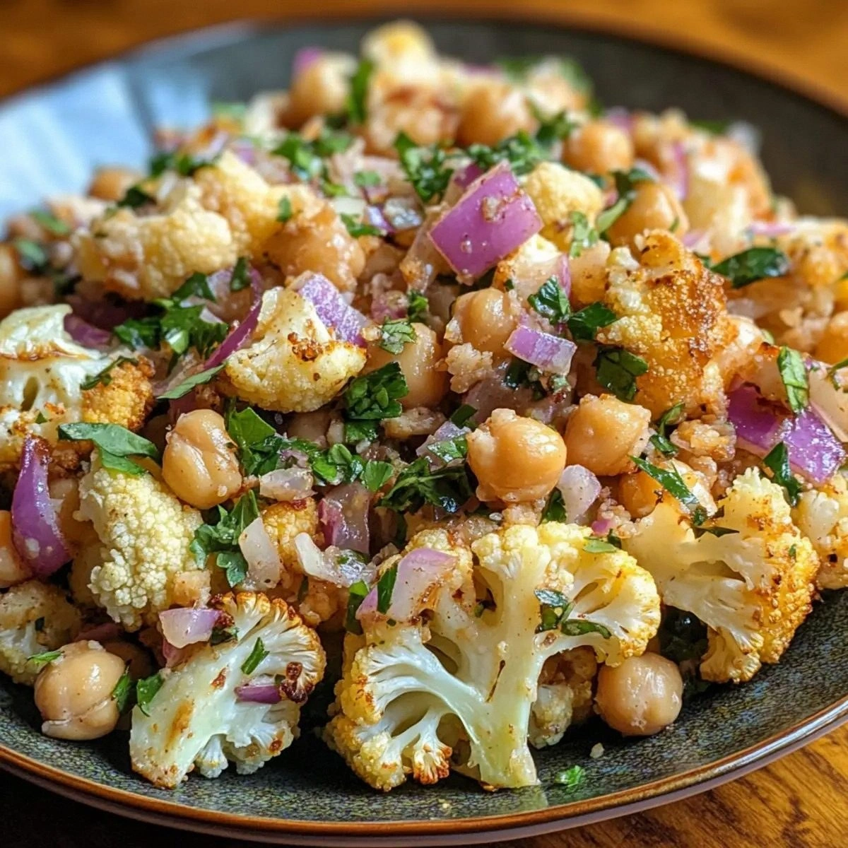Easy Roasted Cauliflower and C