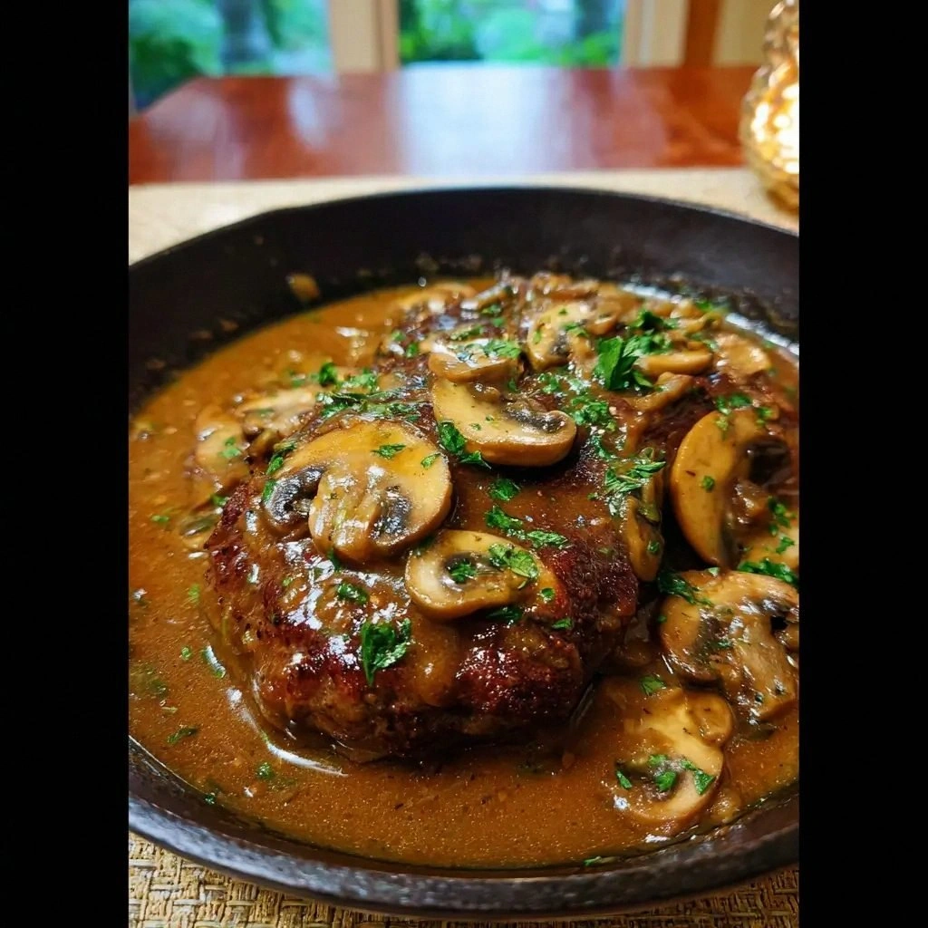 Easy Salisbury Steak with Mush