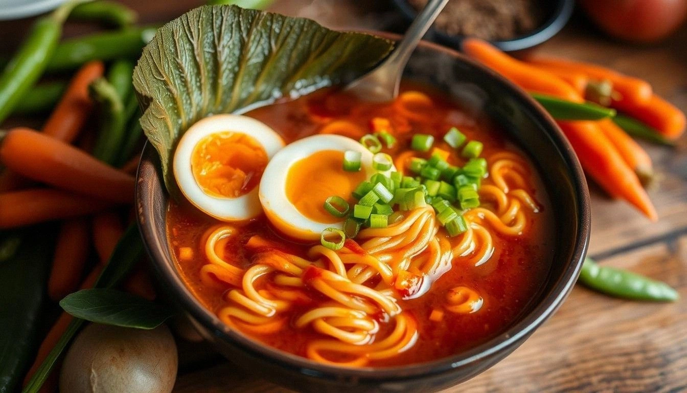 Easy Saucy Ramen Noodles (Vega