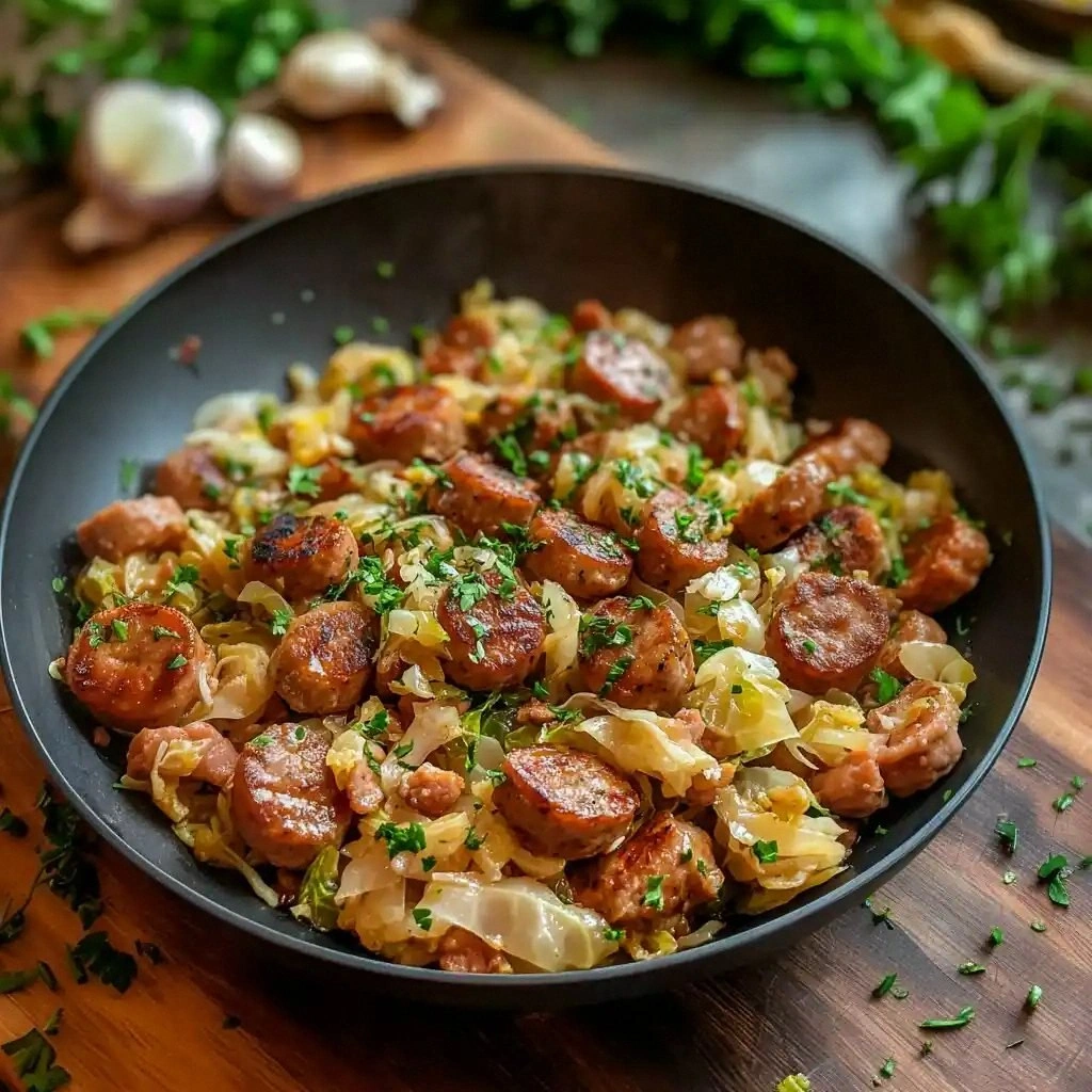 Easy Sausage and Cabbage Stir 