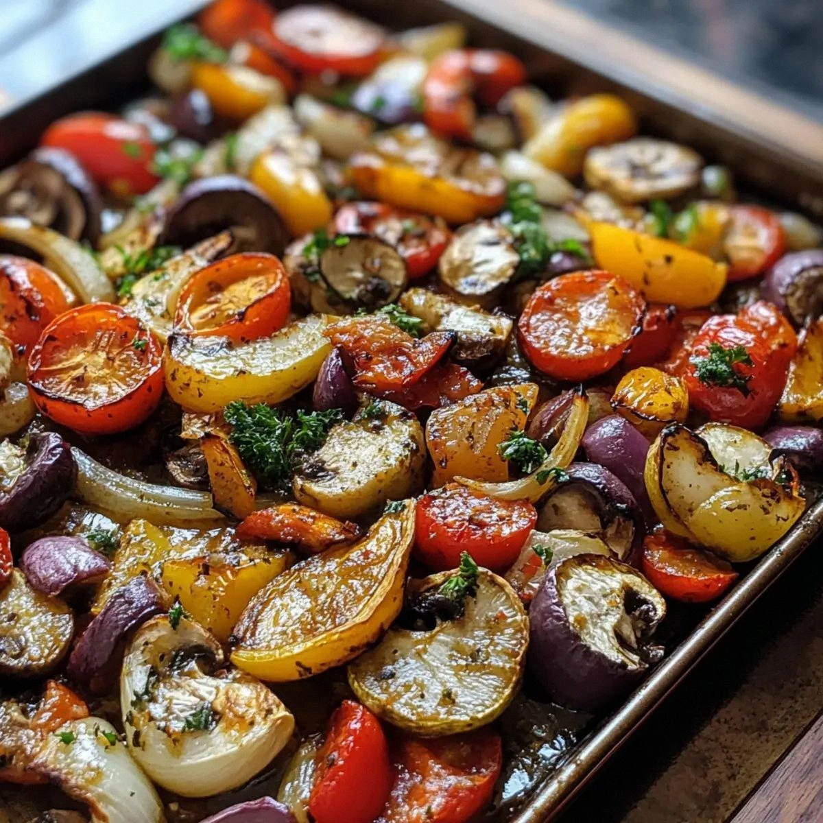 Easy Sheet Pan Mediterranean V