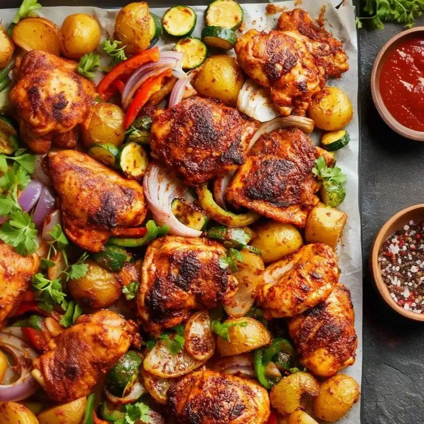 Easy Sheet Pan Peri Peri Chick