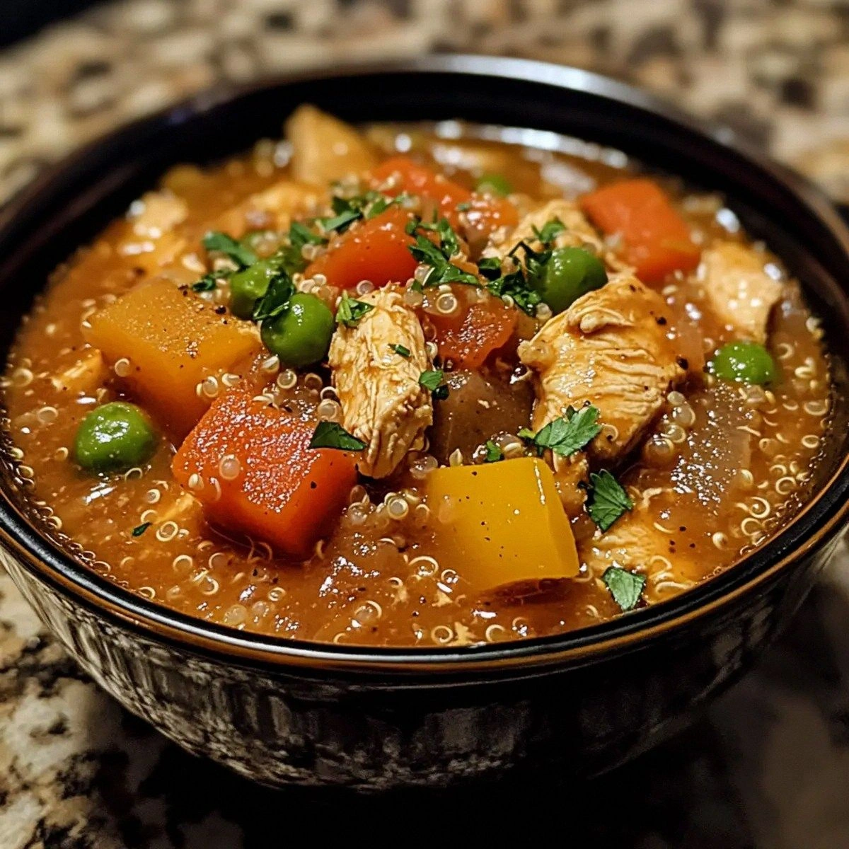 Easy Slow Cooker Chicken & Qui