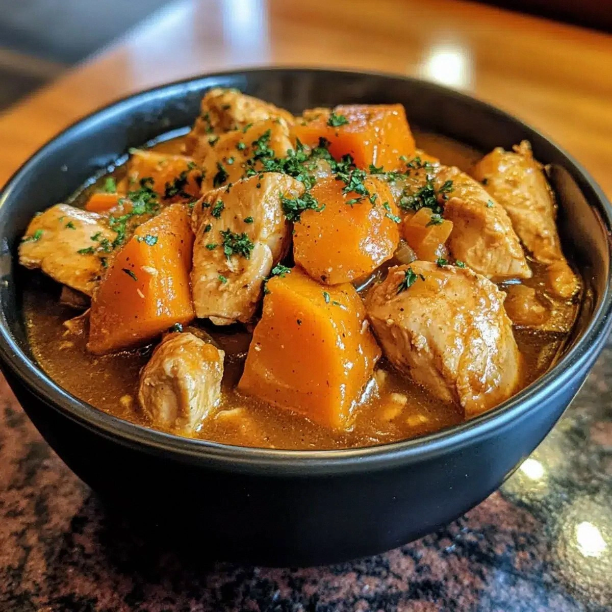 Easy Slow Cooker Chicken & Swe