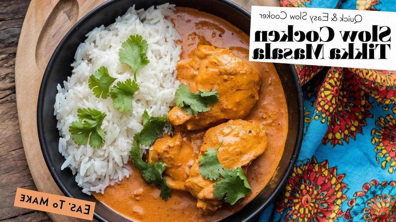 Easy Slow Cooker Chicken Tikka