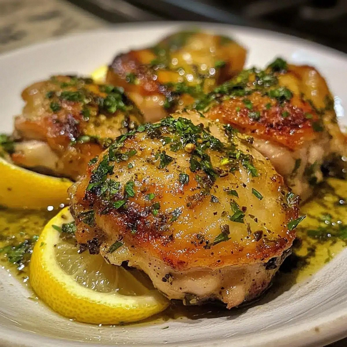 Easy Slow Cooker Lemon Herb Ch