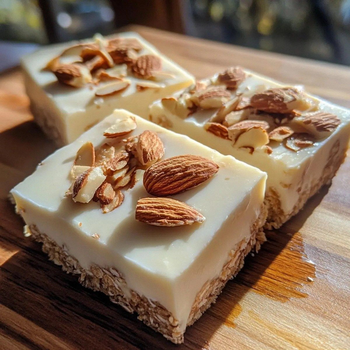 Easy Soft Almond Yogurt Slice 