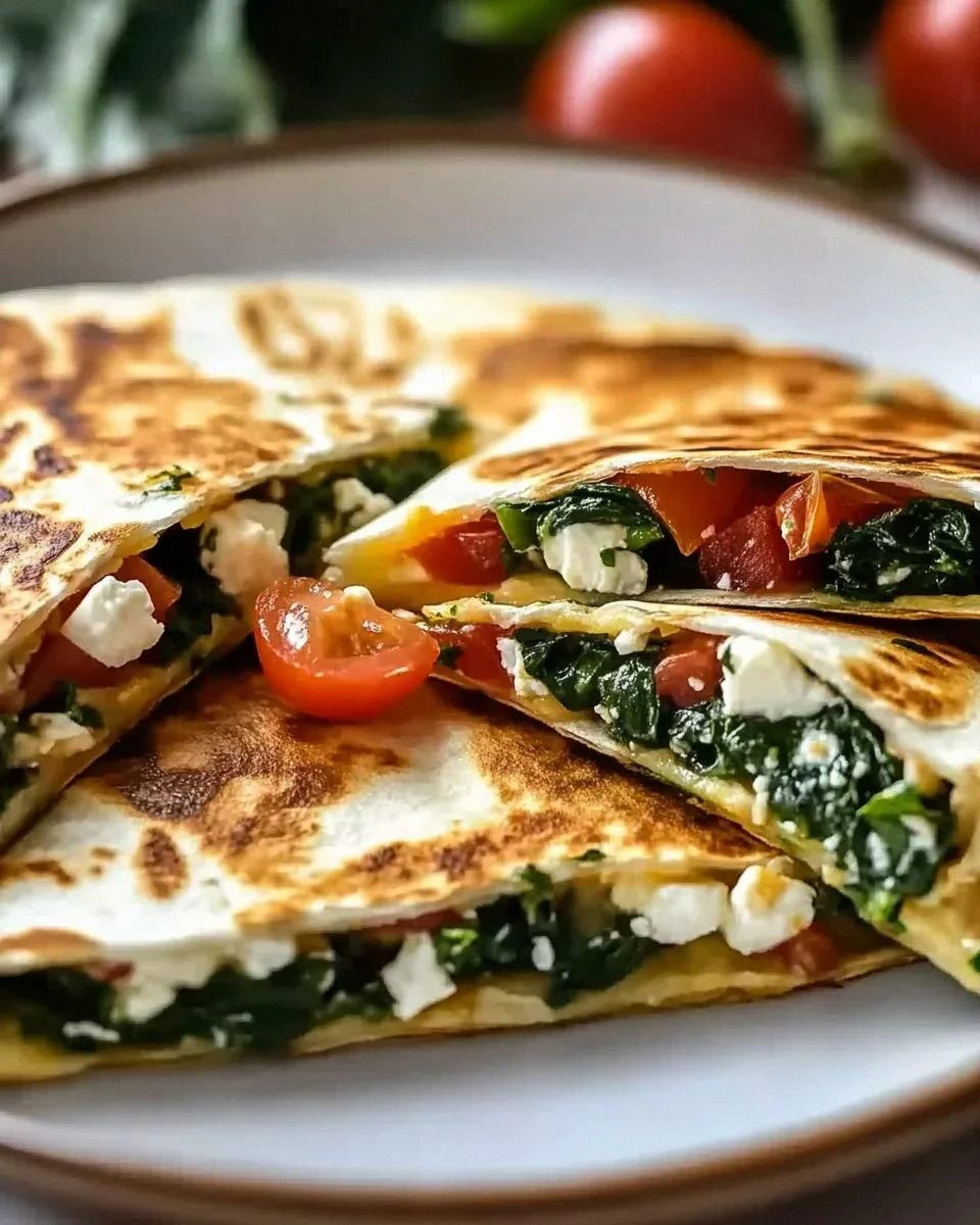 Easy Spinach and Feta Breakfast Quesadilla – A Healthy Start to Your Day!
