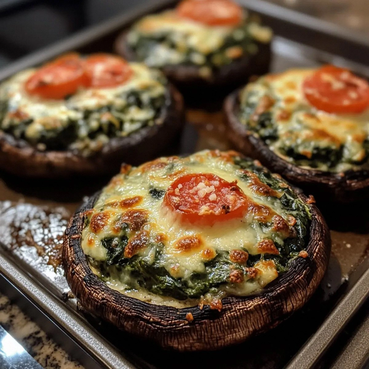 Easy Spinach–Feta Stuffed Port