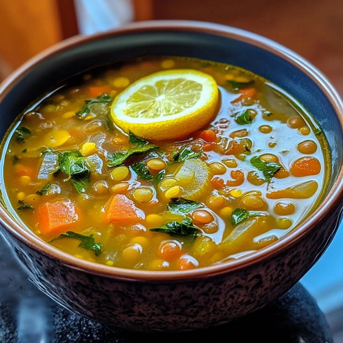 Easy Spring Lemon Lentil Soup 