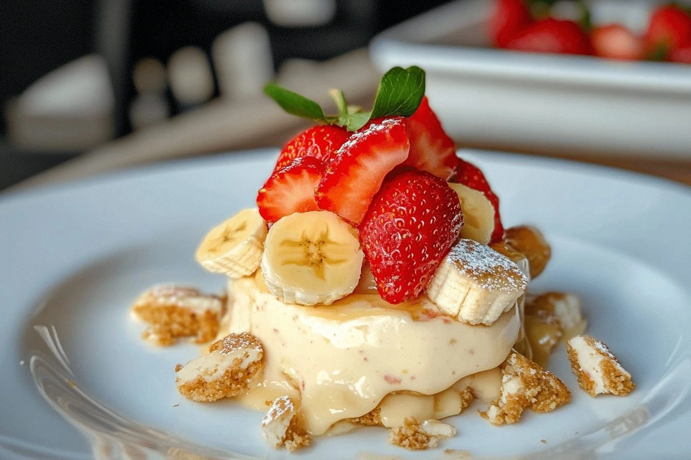 Easy Strawberry Banana Pudding