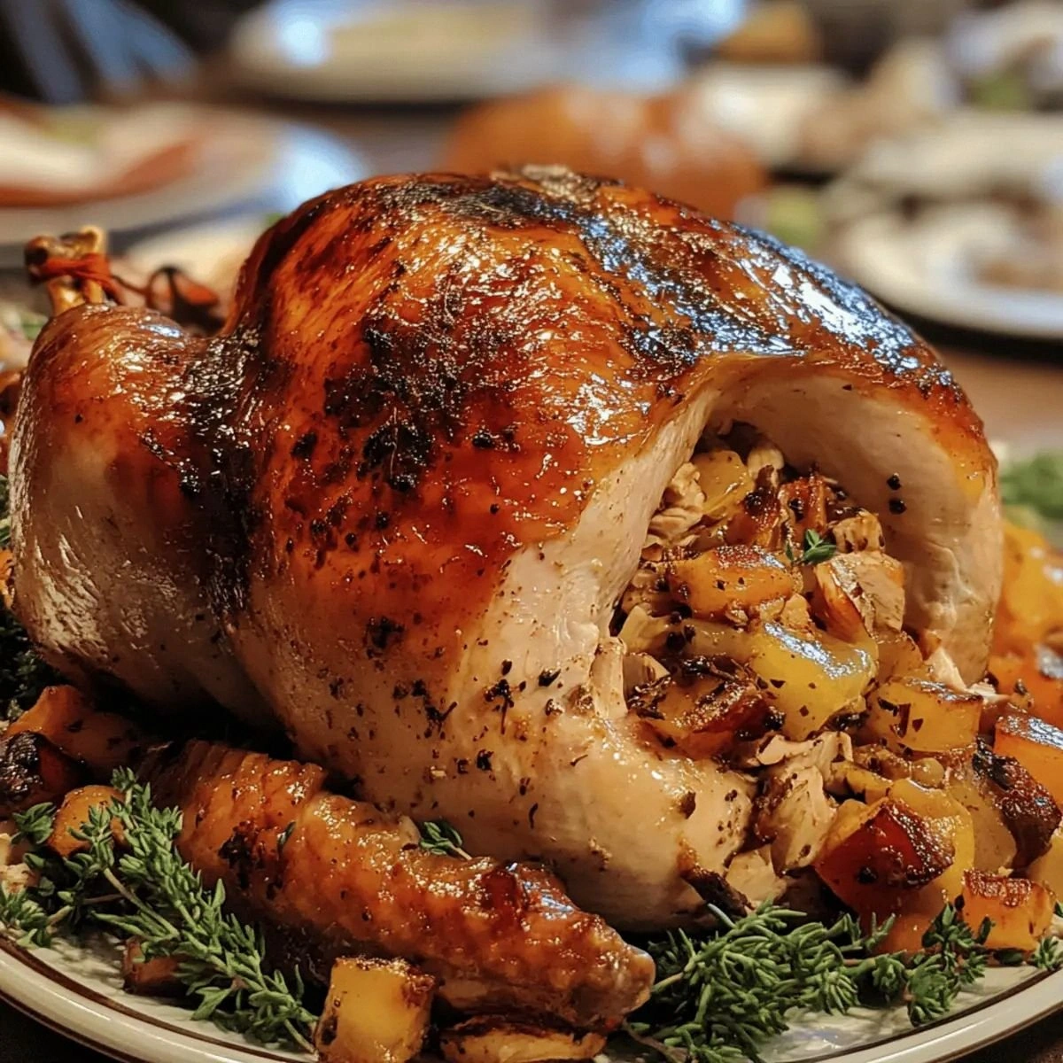 Easy Thanksgiving Maple Mustar