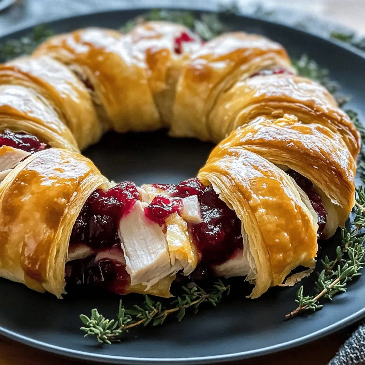 Easy Turkey Cranberry Crescent Ring Recipe for Festive Gatherings