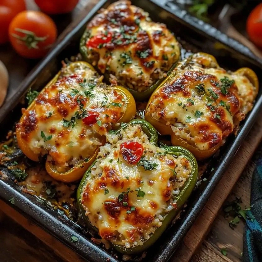 Easy Vegetarian Stuffed Bell P