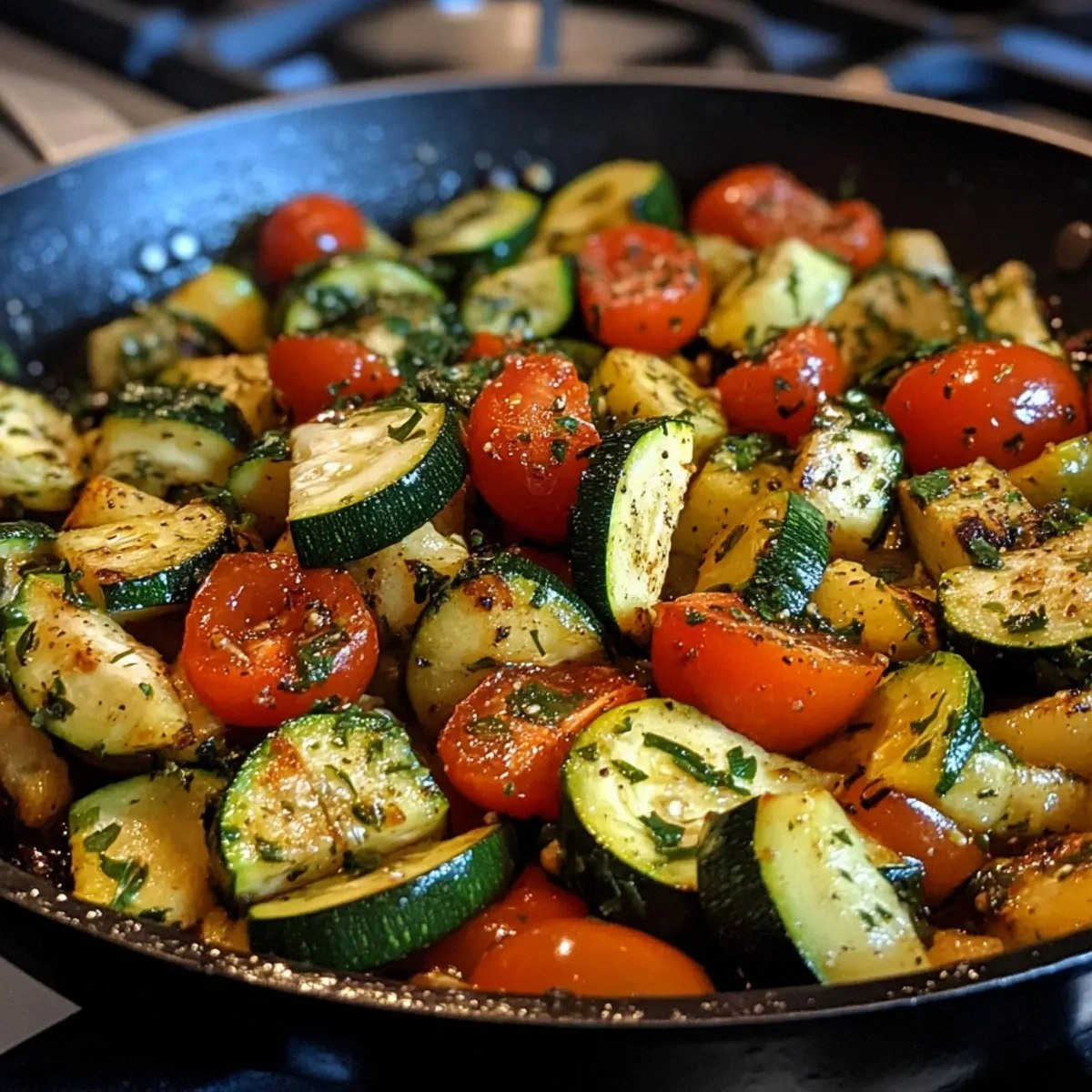 Easy Vegetarian Zucchini Tomat