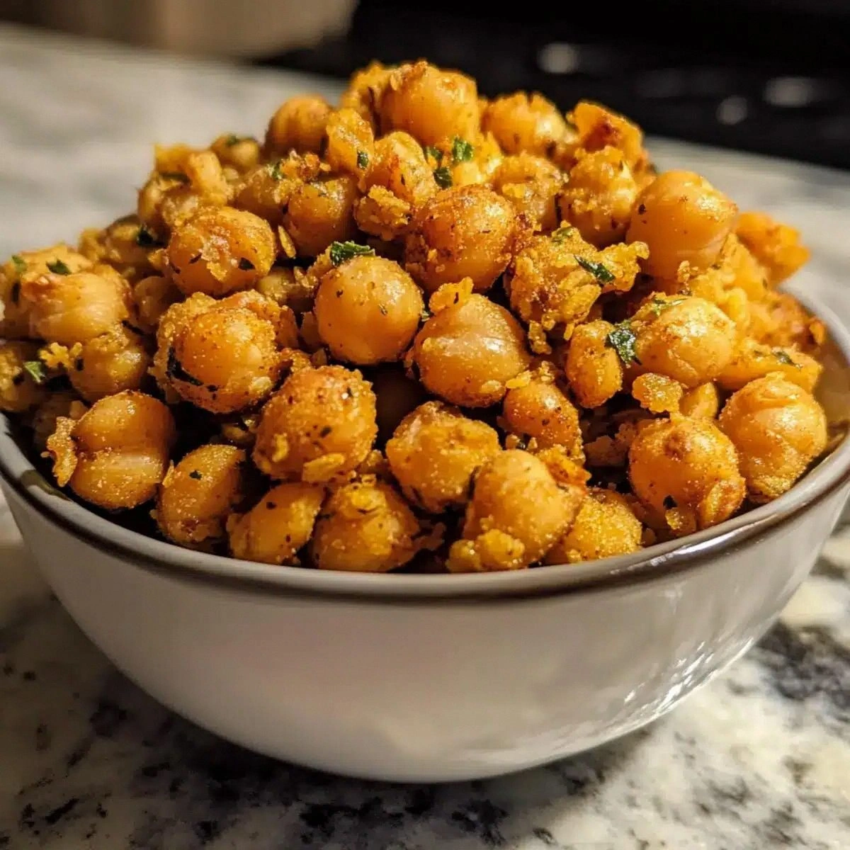 Easy Zesty Chickpea Snack Clus