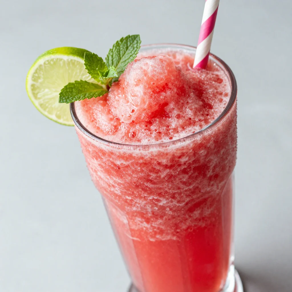 Detox Watermelon Slushie for Hydration and Fun