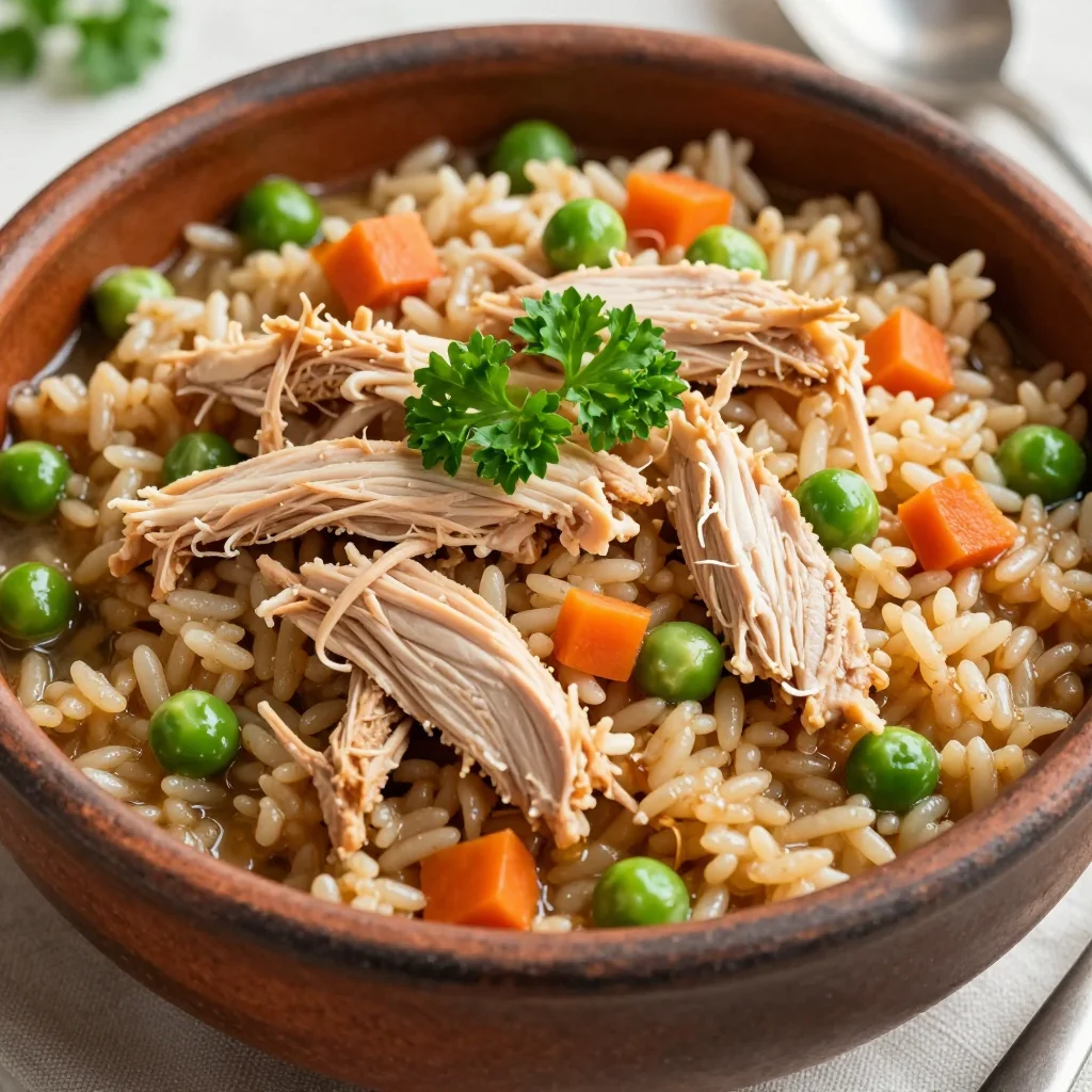 Clean Eating Crockpot Chicken and Rice for Busy Nights
