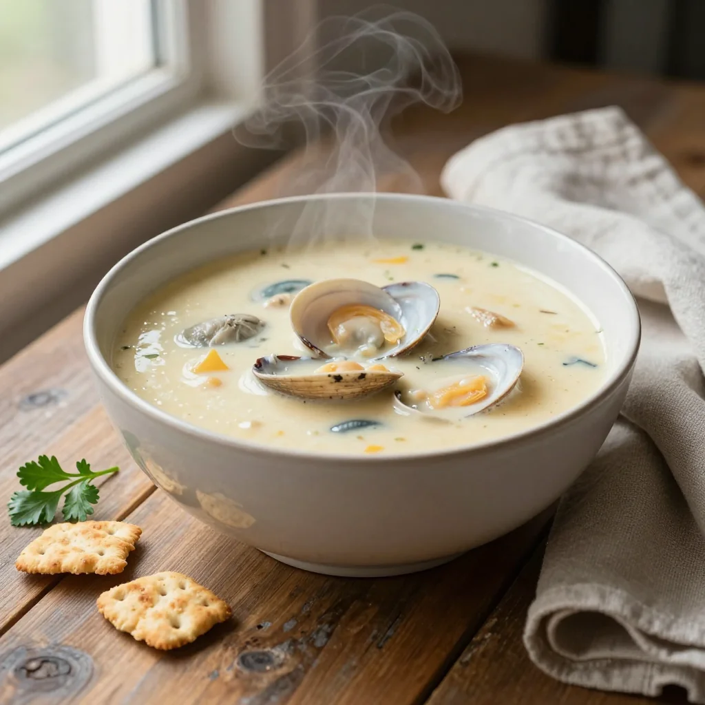Creamy Clam Chowder New England Style