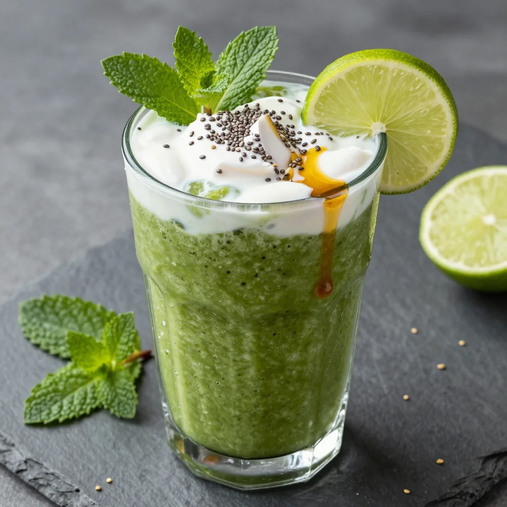 Vibrant Green Machine Detox Smoothie For Energy