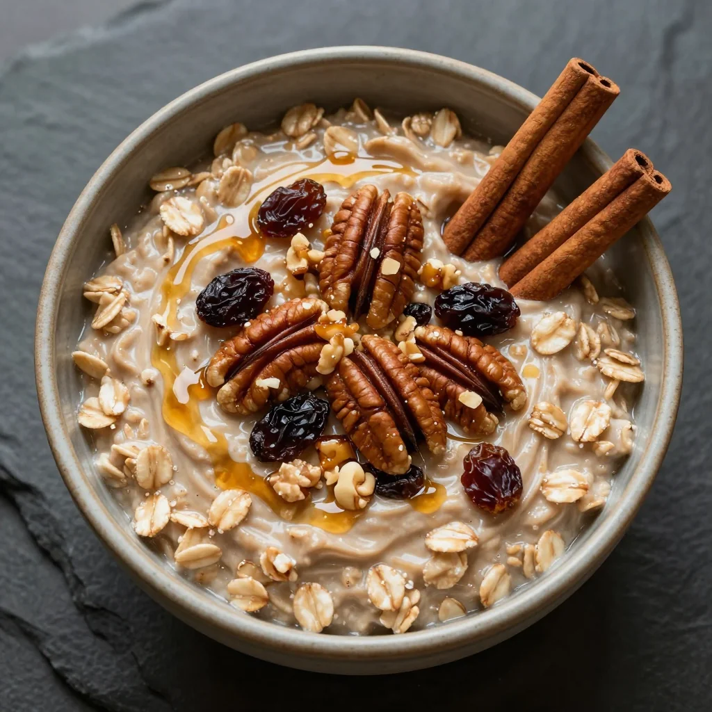 Warm Cinnamon Steel Cut Oats for January Wellness