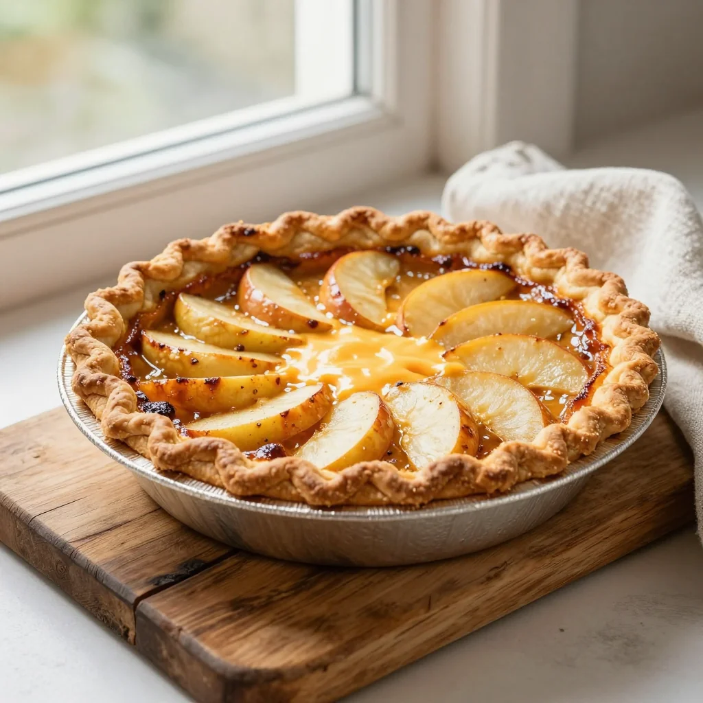 Apple Pie with Cheddar Cheese Crust