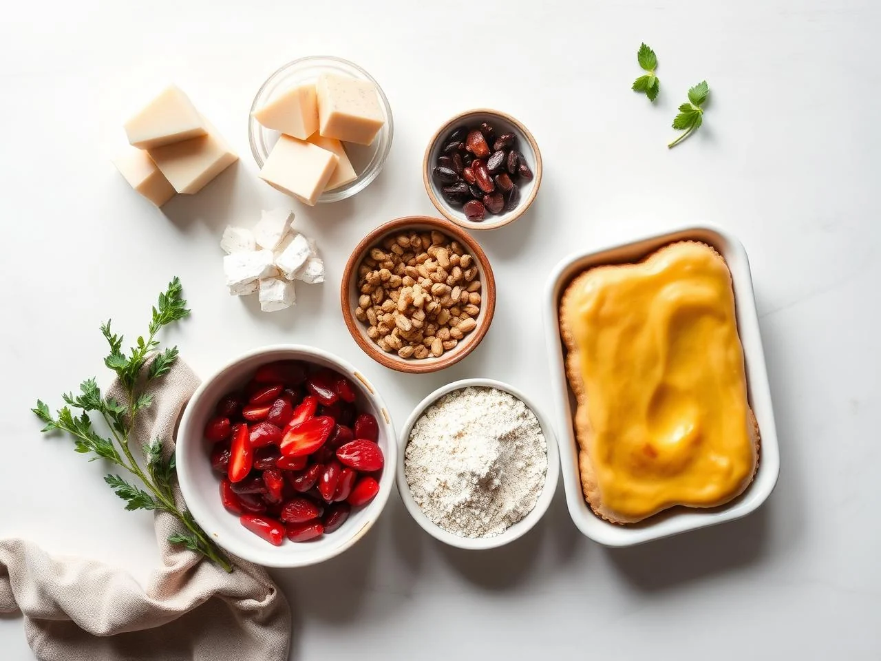 Ingredients for Eclairs