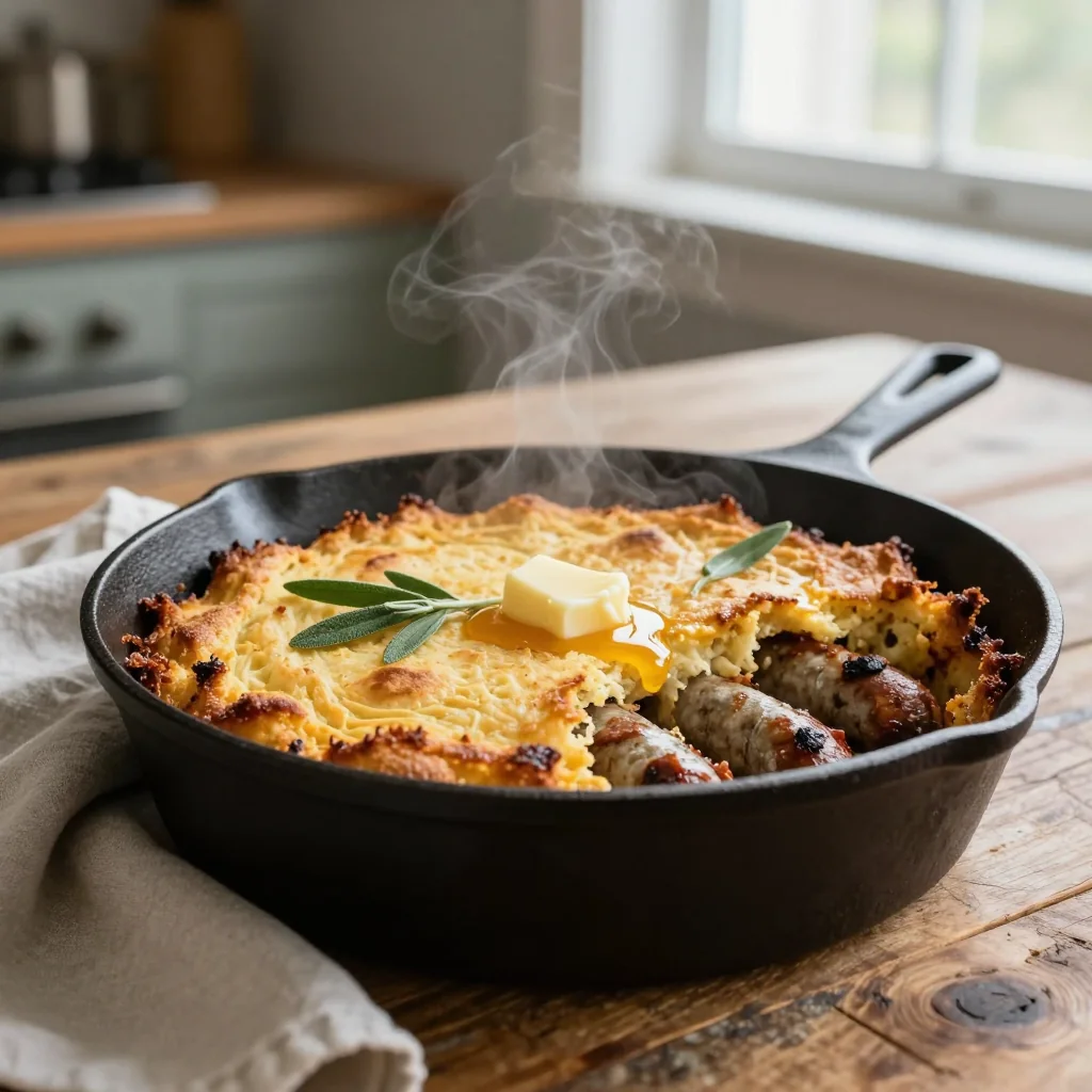 Cornbread Dressing with Sausage and Sage