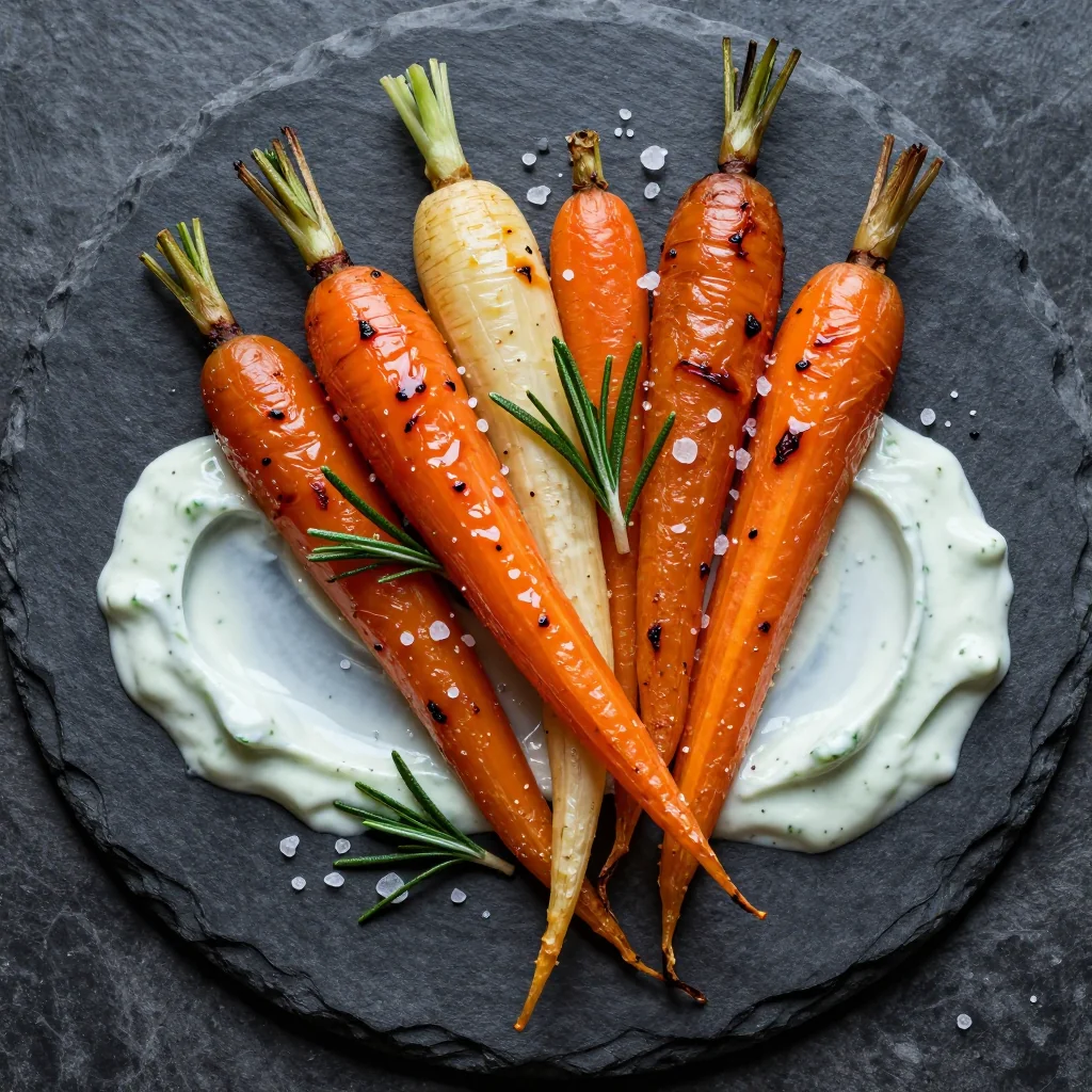 low calorie roasted carrots and parsnips with rosemary for suppers