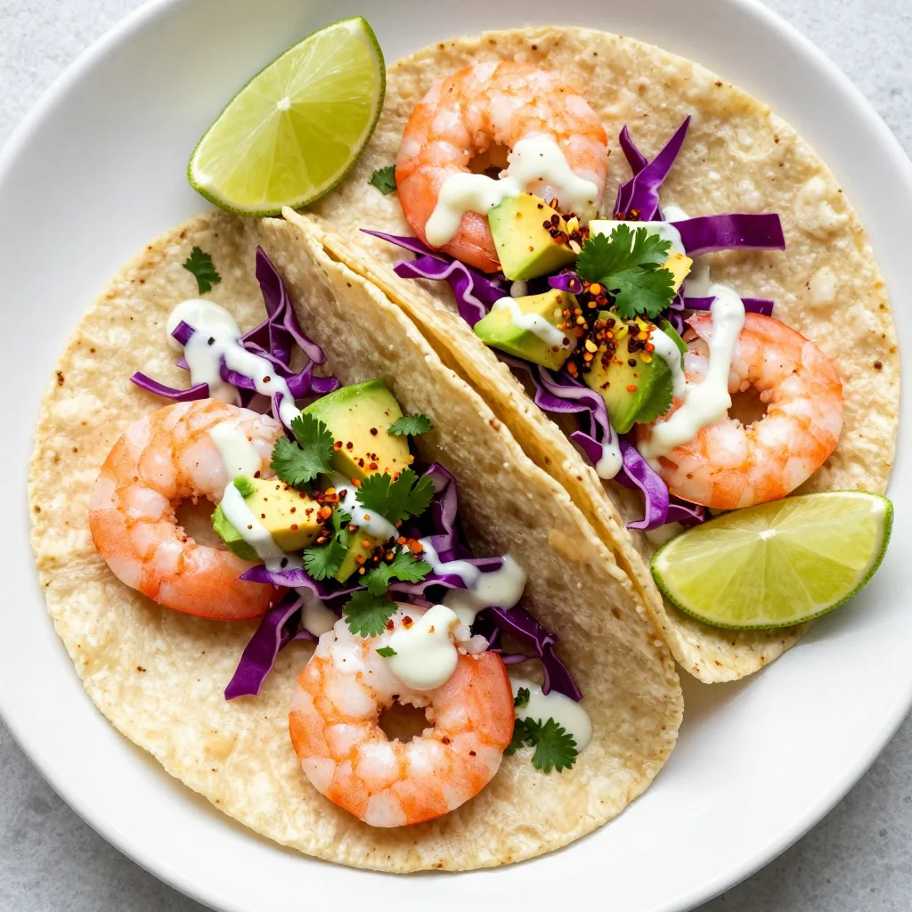 Quick Garlic Lime Shrimp Tacos for a Light Dinner