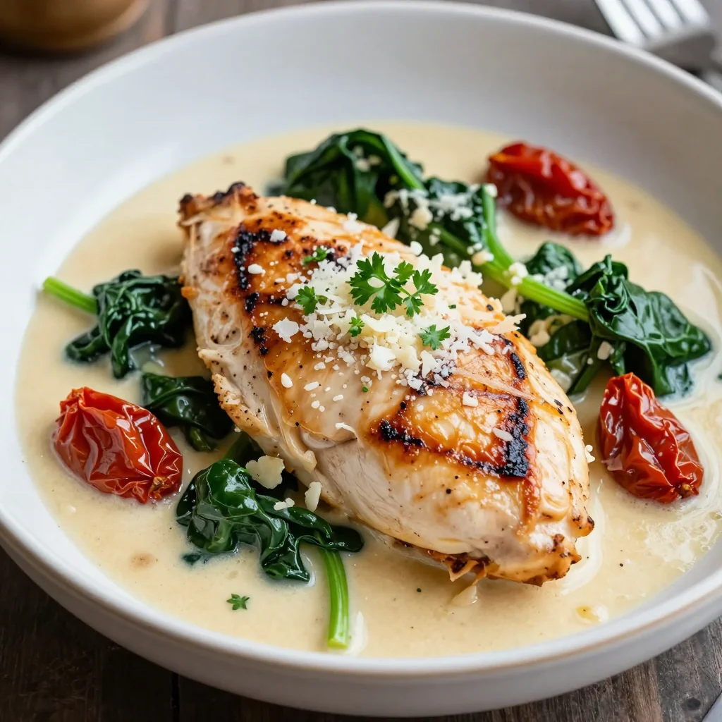 Creamy Chicken Florentine for an Elegant Dinner
