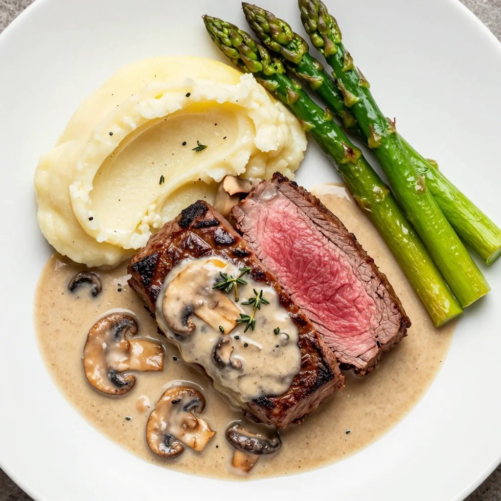 Showstopper Beef Sirloin with Mushroom Gravy