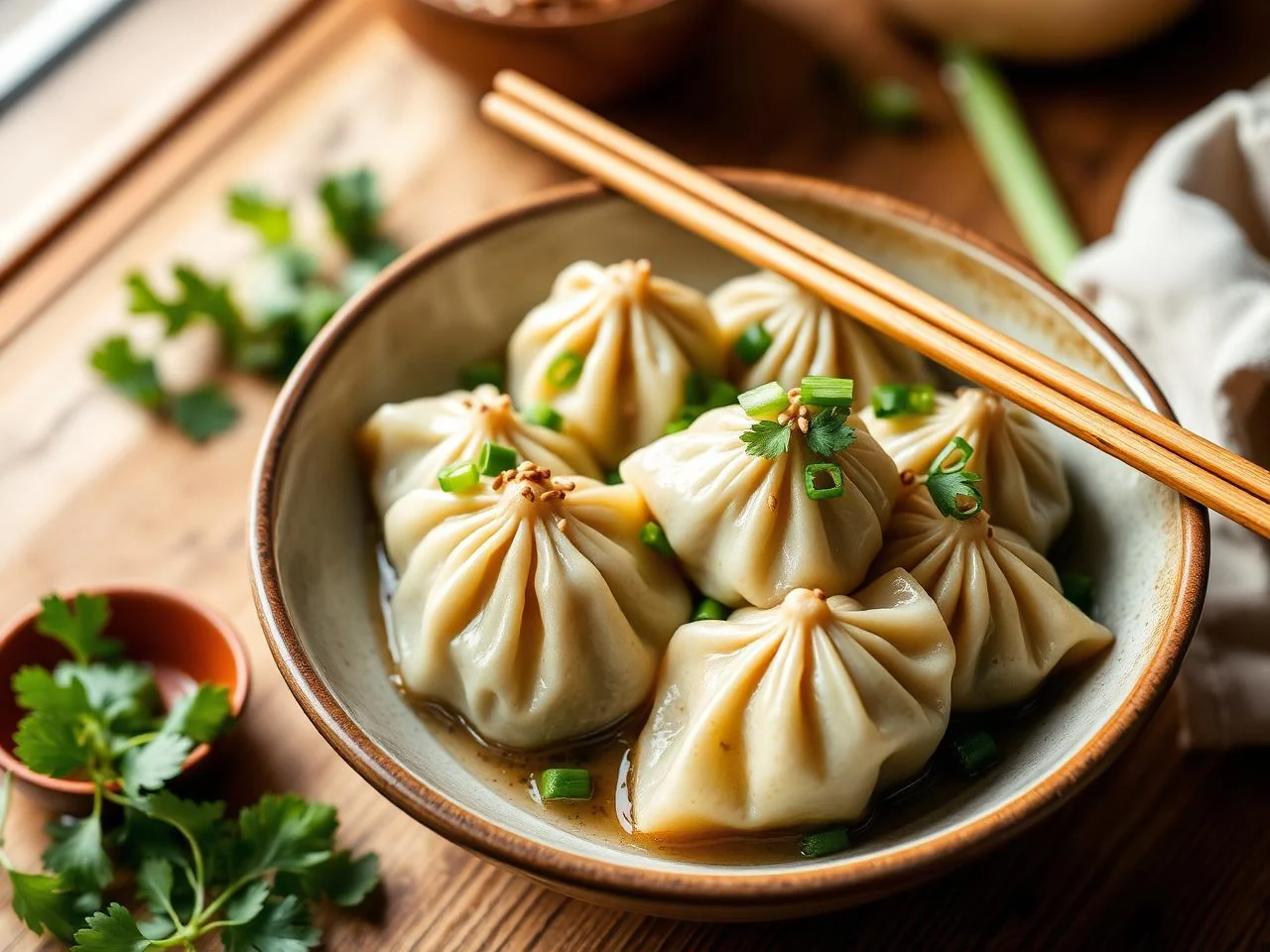 Edamame Dumplings