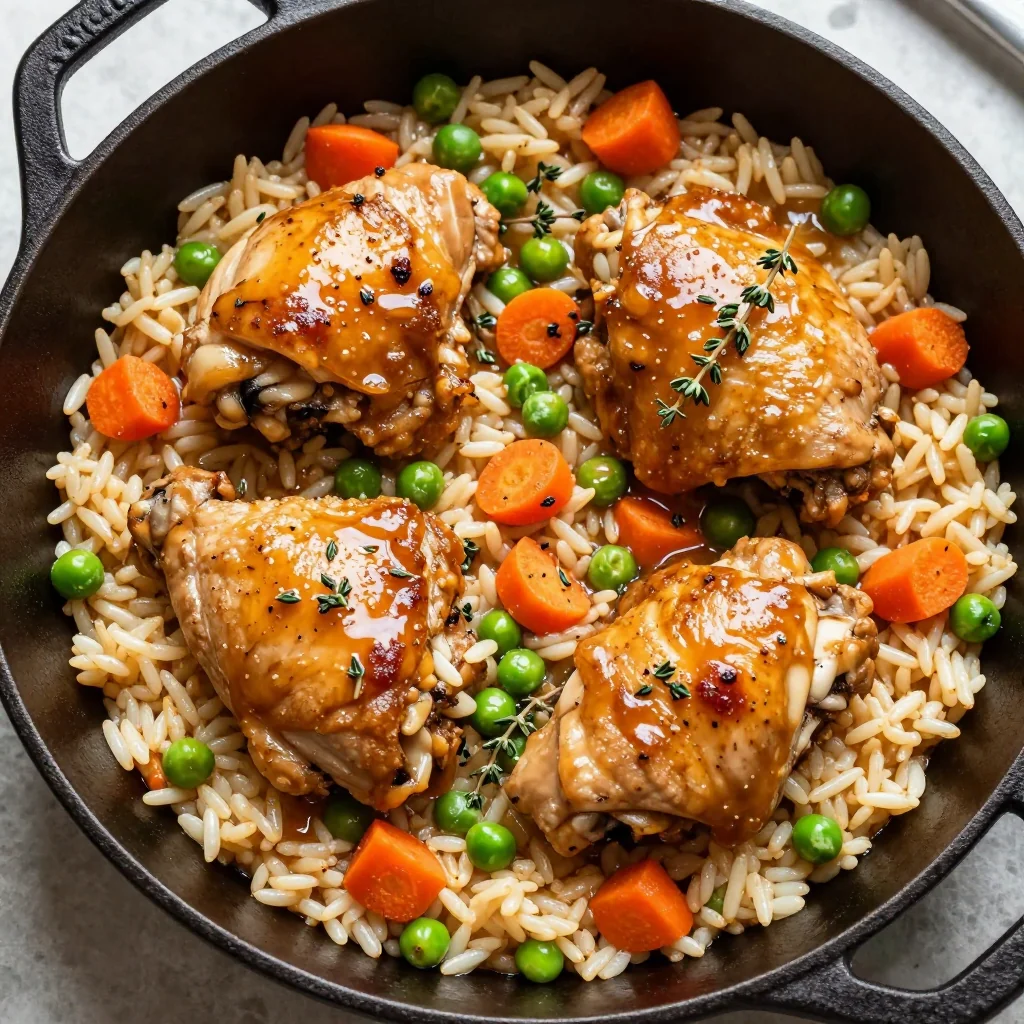 One-Pot Creamy Chicken and Rice for Family Comfort