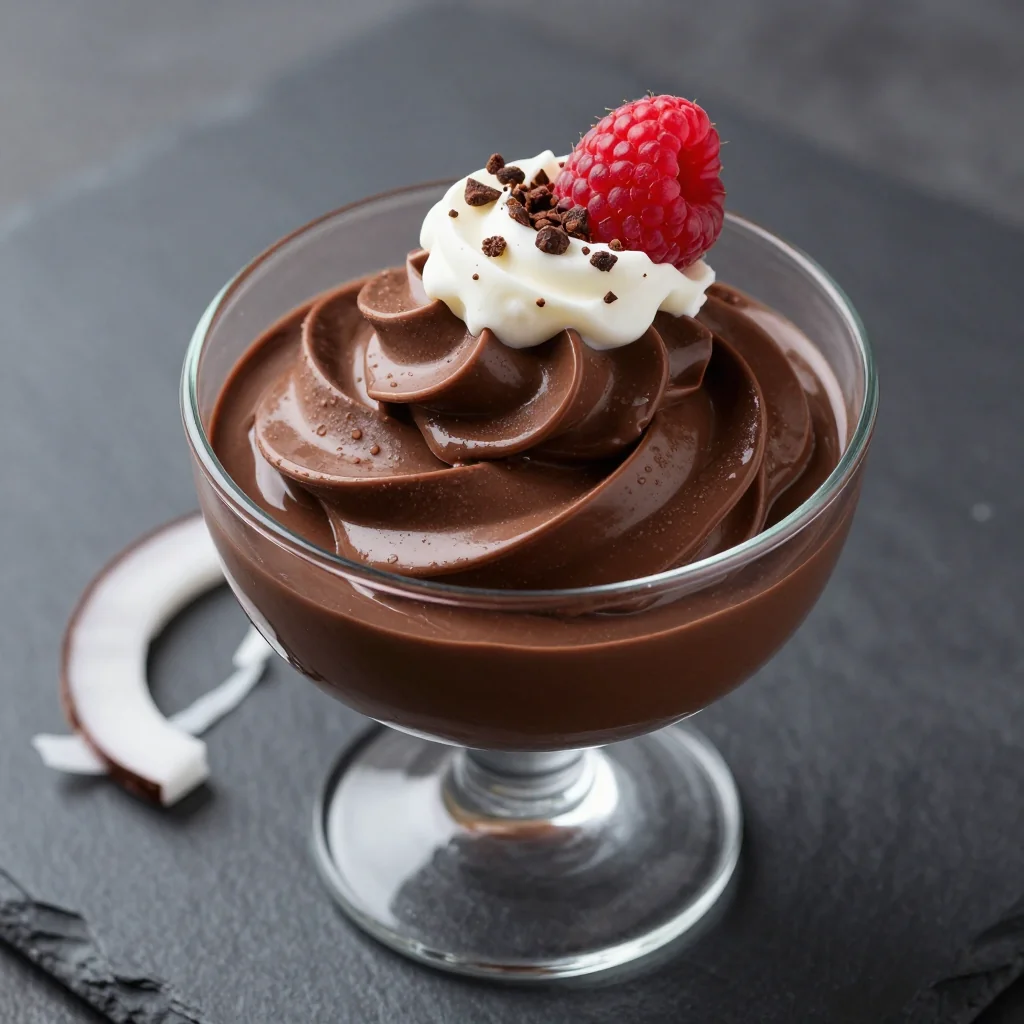 Vegan Chocolate Mousse With Coconut Cream