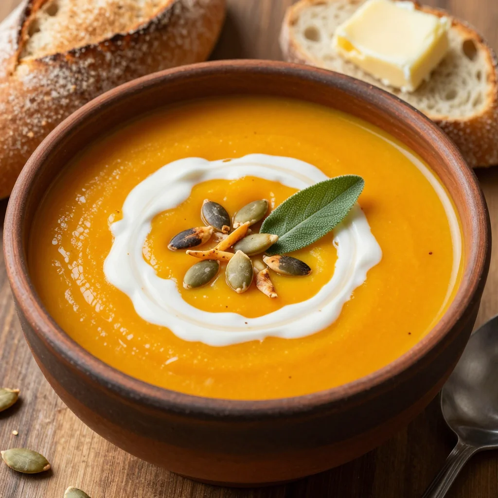 Velvety Butternut Squash Soup to Warm Your January Soul