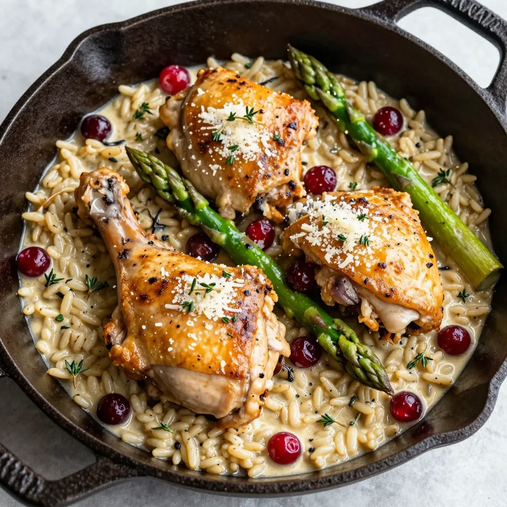 Creamy Chicken and Wild Rice Skillet for a One-Pan Dinner