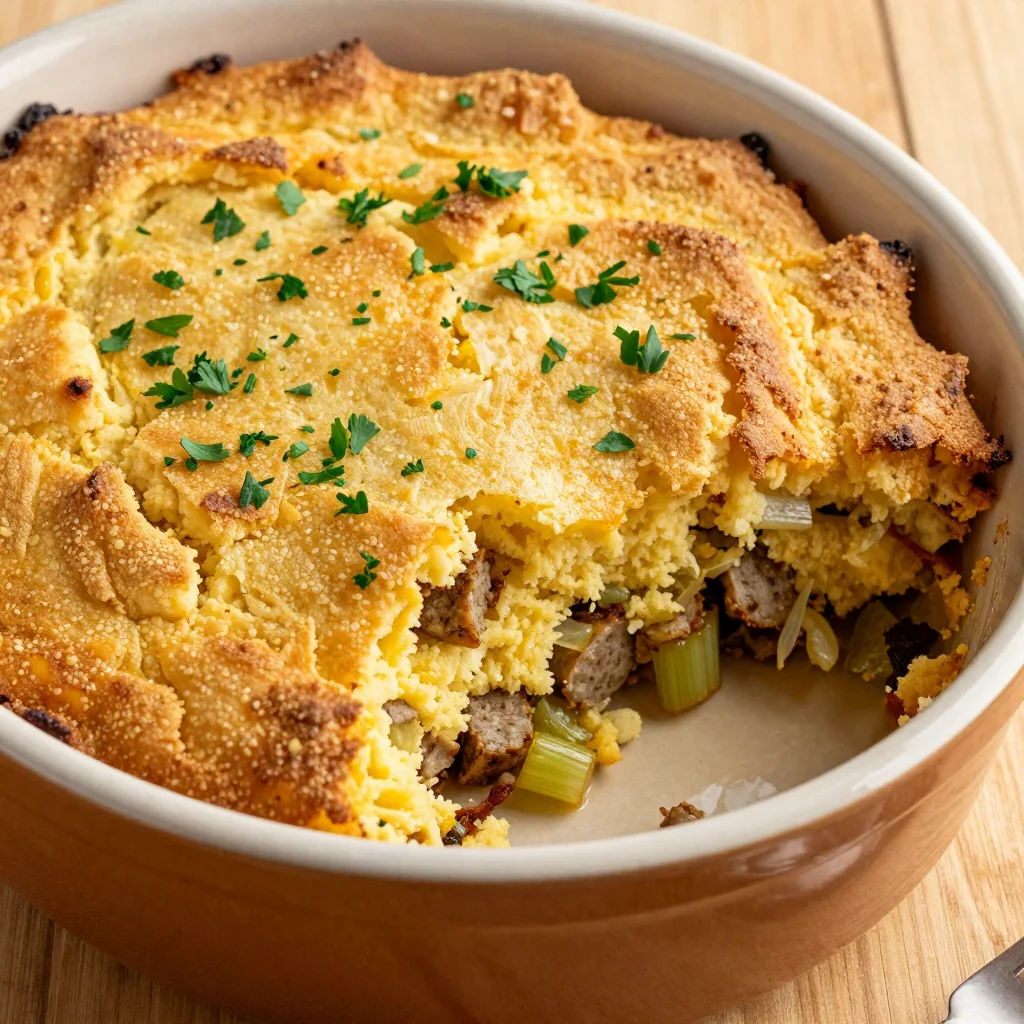 Martin Luther King Jr. Day Cornbread Dressing Side
