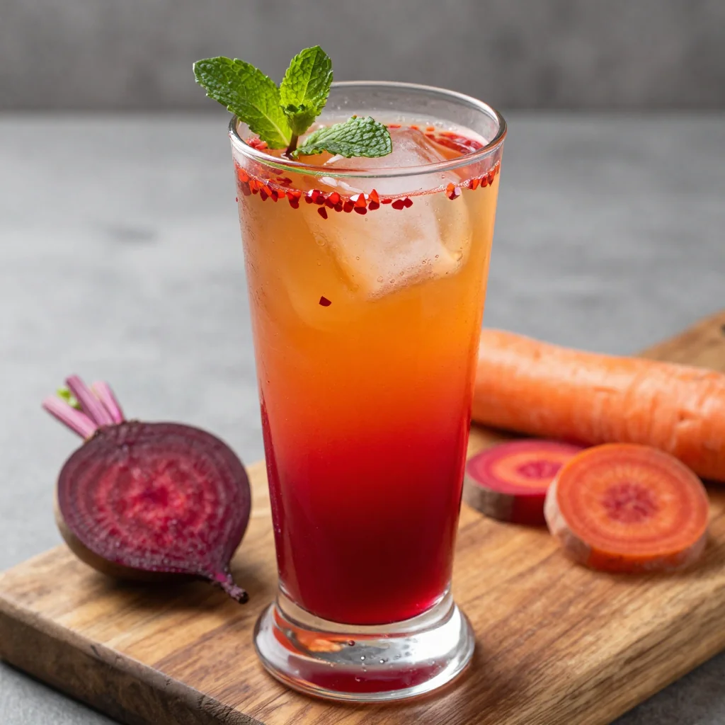 New Year's Day Beet and Carrot Juice for Vitality