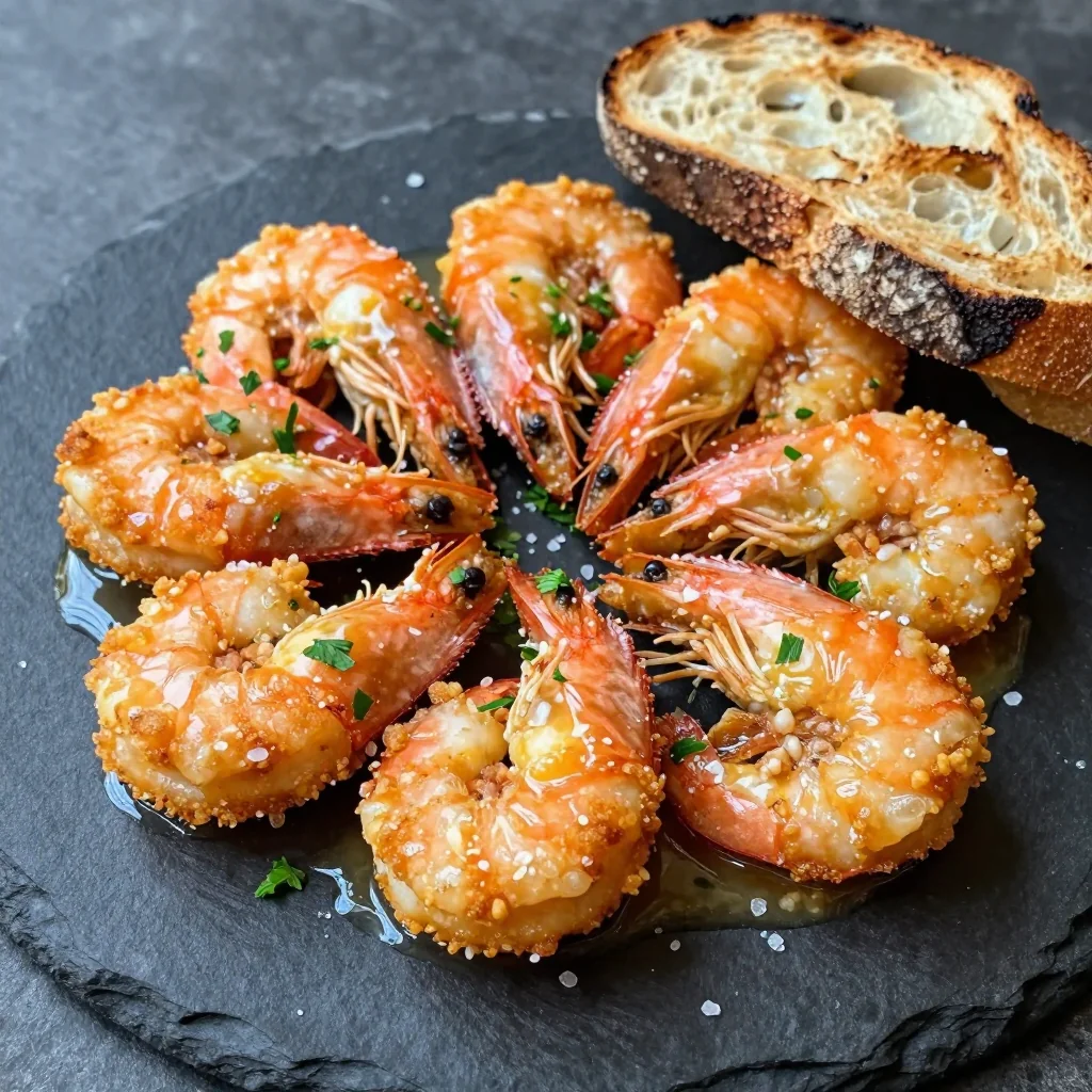 Crispy Garlic Butter Shrimp for an Appetizer