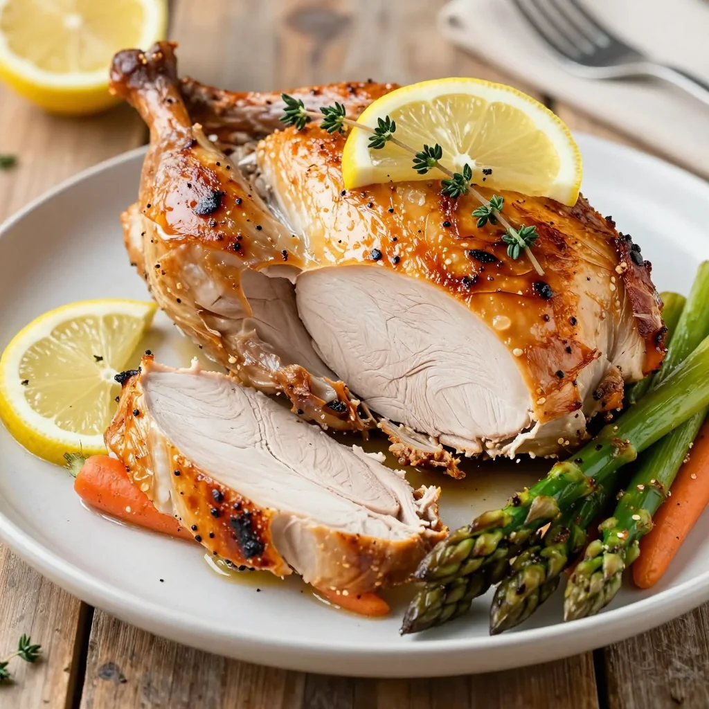 Clean Eating Lemon Herb Roasted Turkey Breast for a Lean Meal