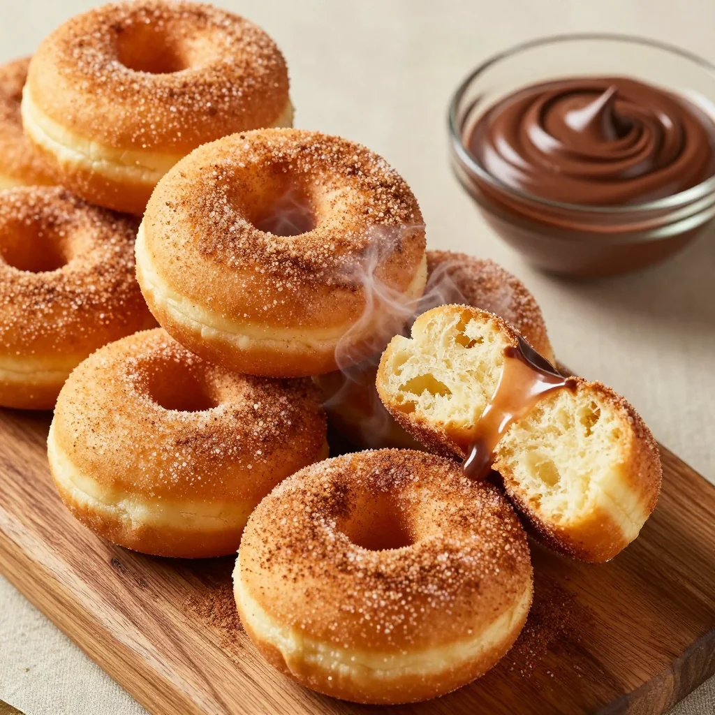 Warm Cinnamon Sugar Donuts for a Sweet Snack