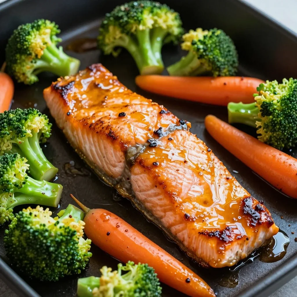 Sheet Pan Honey Garlic Salmon for Quick Weeknight Dinner