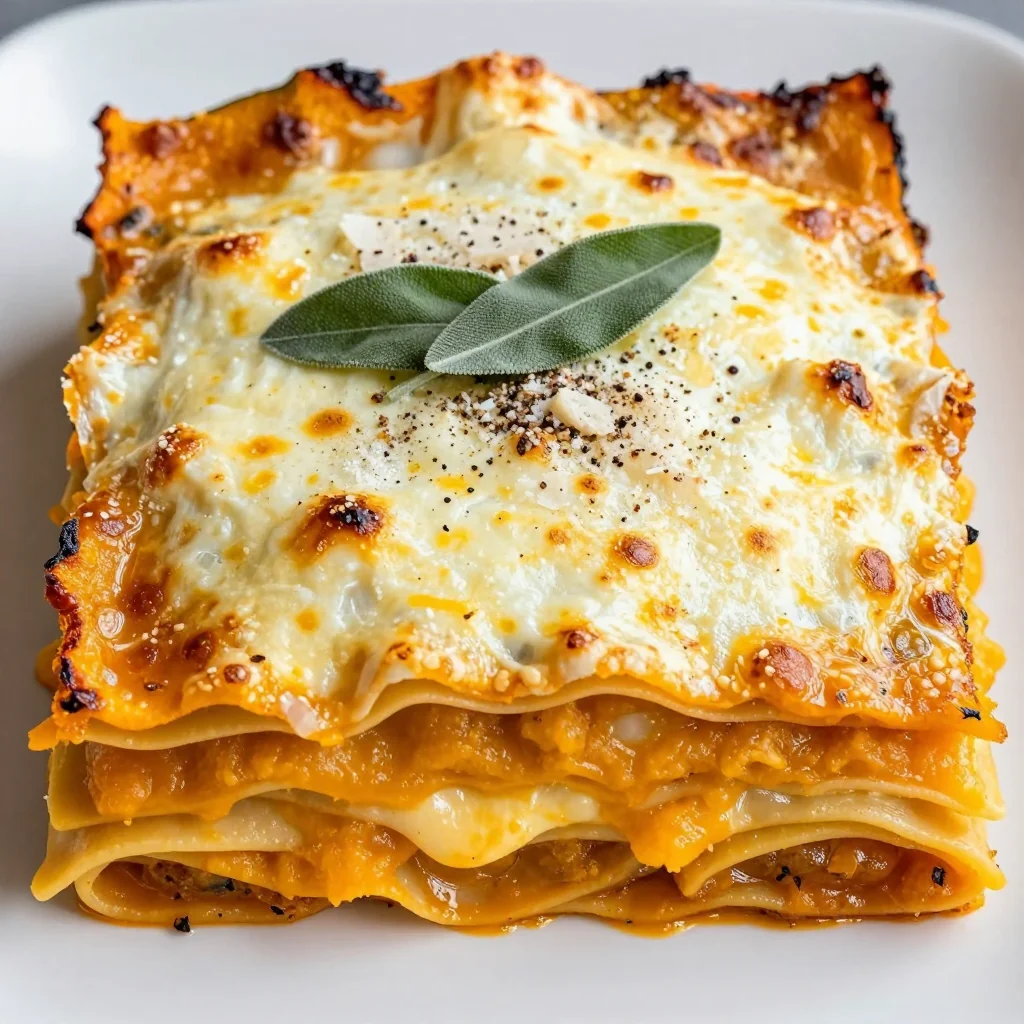 Butternut Squash Lasagna Freezer Friendly Layers