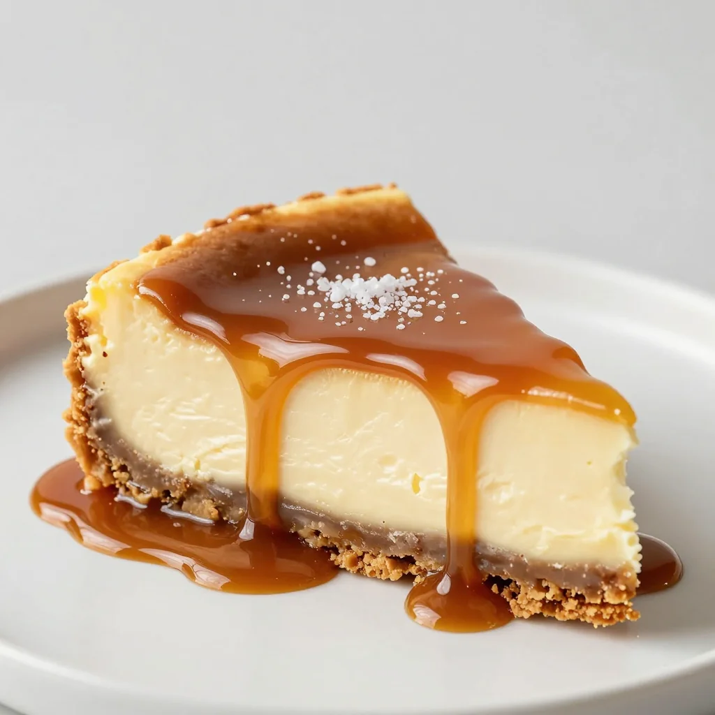 Indulgent Slow Cooker Salted Caramel Cheesecake Bars