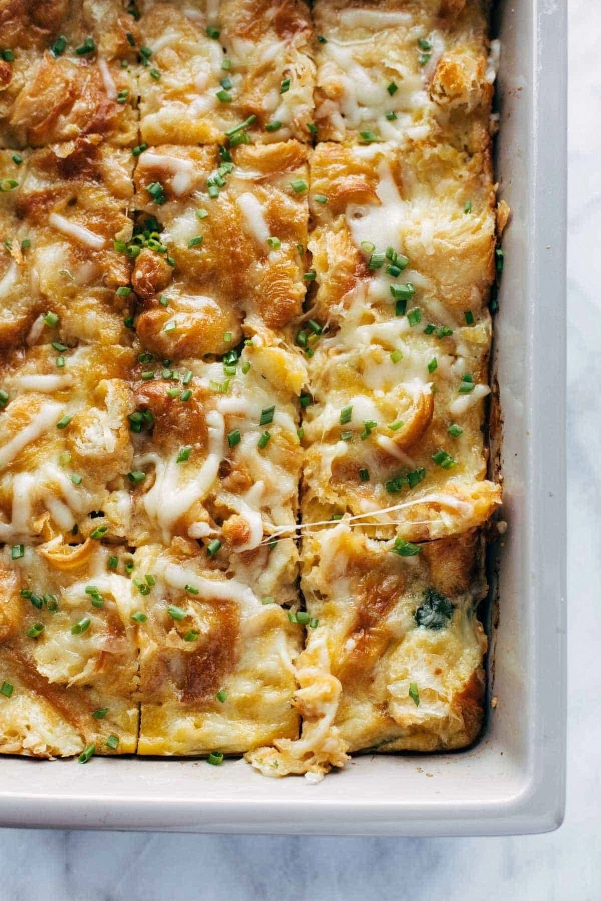 Egg and Croissant Brunch Bake