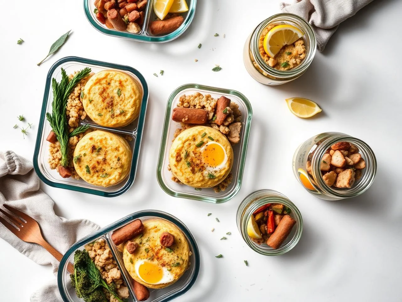 Egg And Sausage Muffins