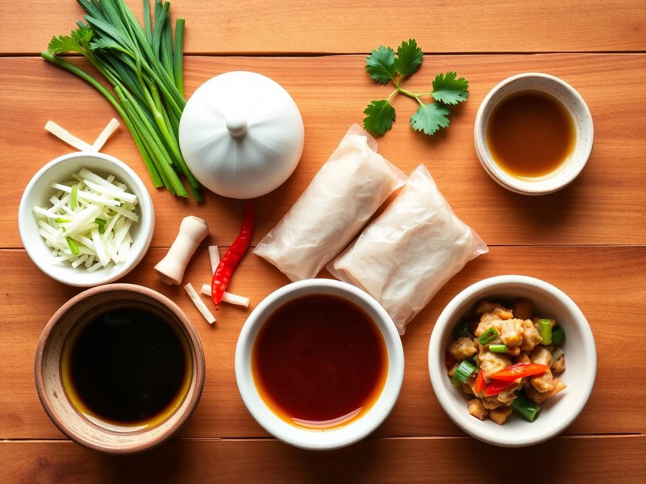 Ingredients for Egg Rolls