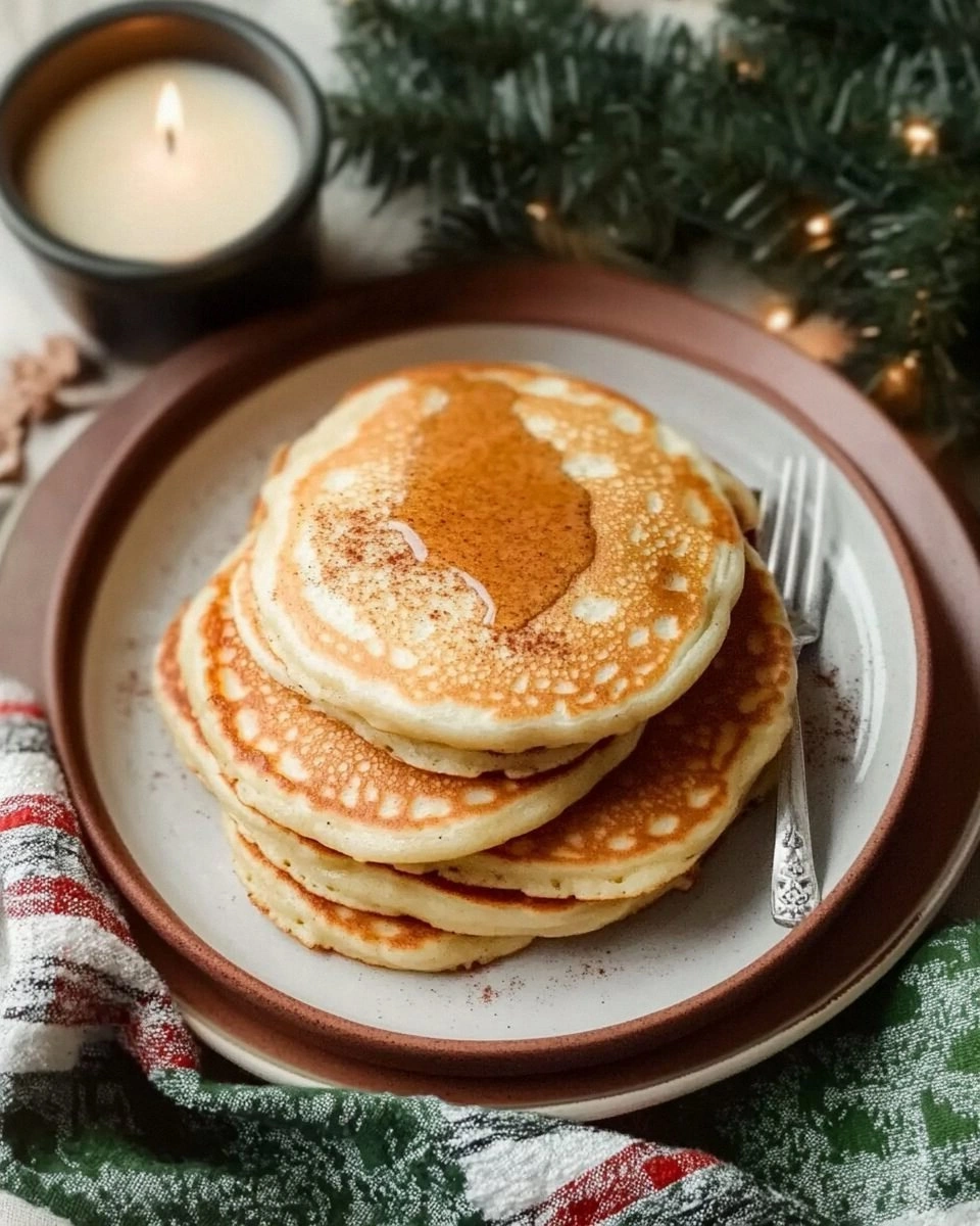 Eggnog Pancakes