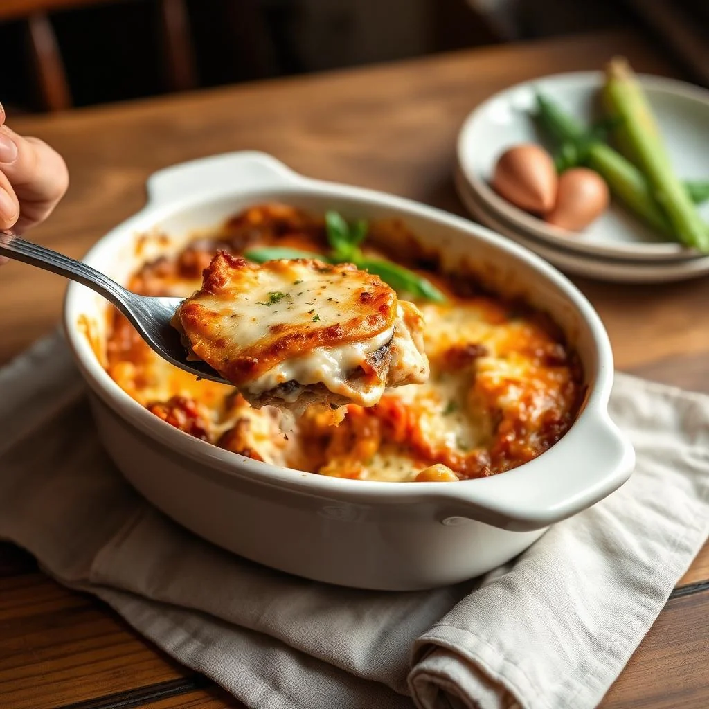 Eggplant Parmesan Casserole